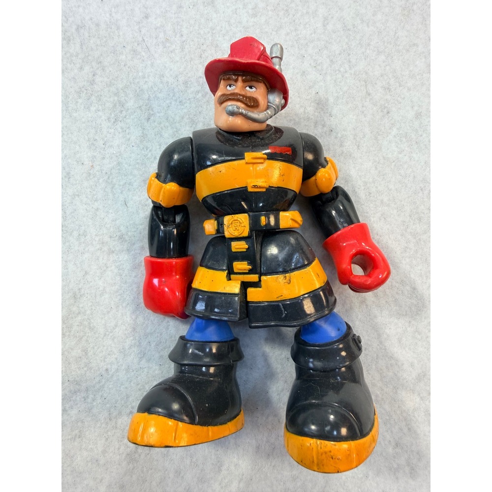 Fisher-Price Rescue Heroes Billy Blazes Firefighter Action Figure 6 Inch Vintage